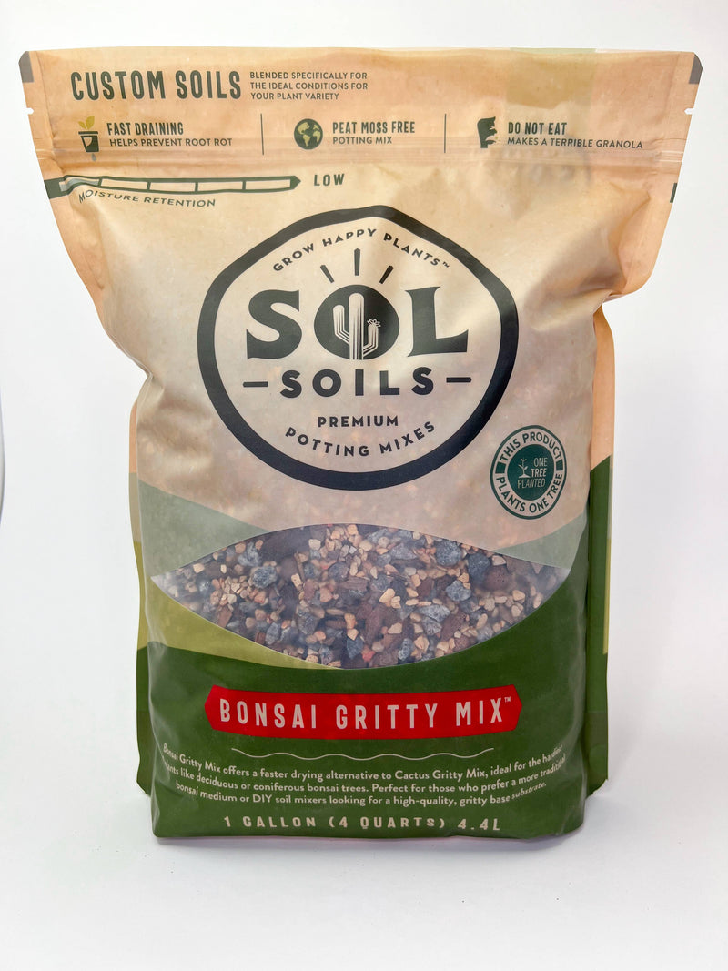 potting mix for bonsai trees Bonsai Gritty Soil Mix: 1 Gallon – Robin Hollow Farm