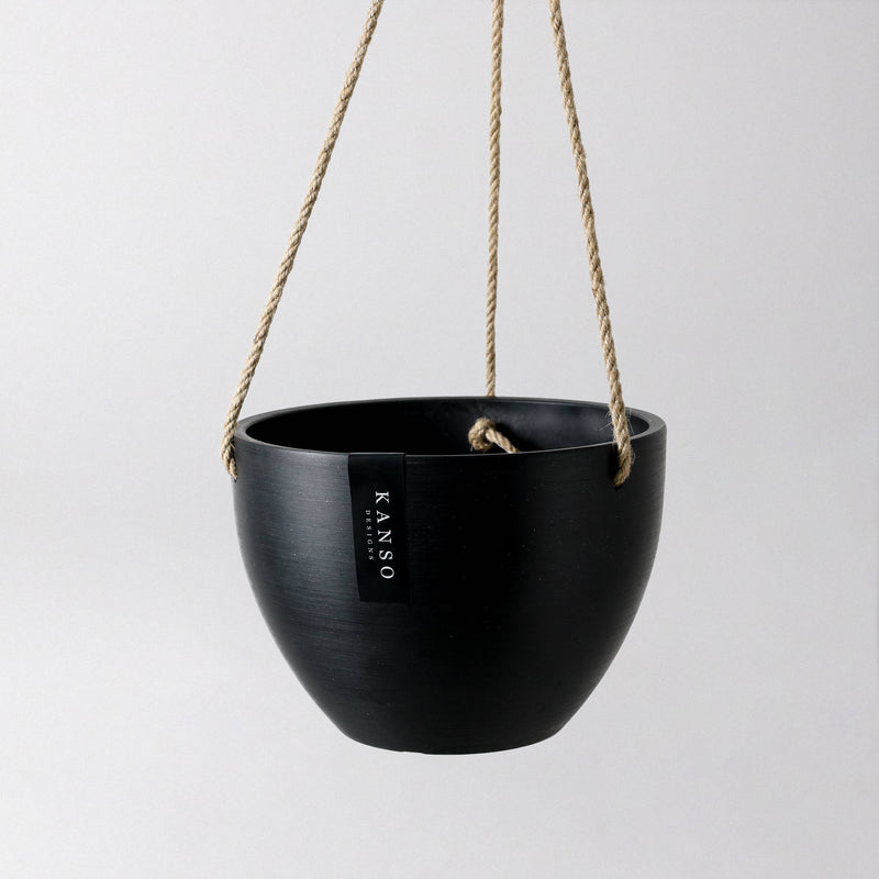 stone hanging planter 8" Signature Stone Hanging Planter Pot