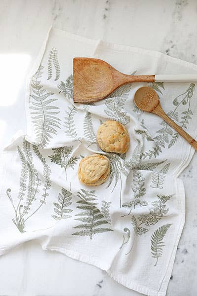 Fern Fronds Tea Towel