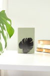 Monstera Leaf Bookend