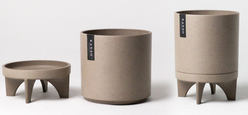 7” Planter with Elevated Saucer