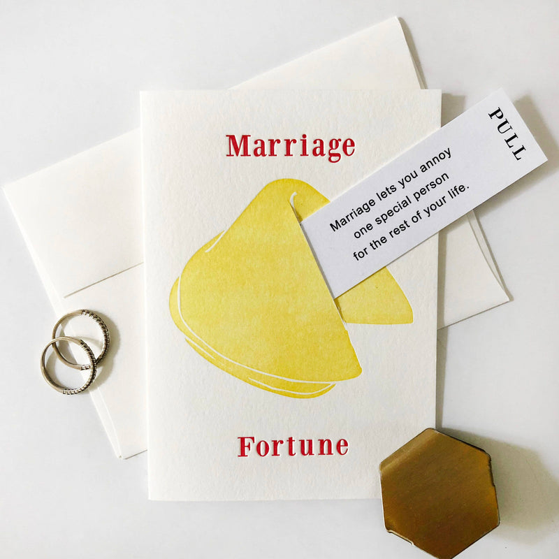 Marriage Fortune Card