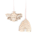 Bee x Hive Ornaments