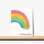 Greeting Card - Rainbow Thinking of You
