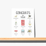 Greeting Card - Congrats On