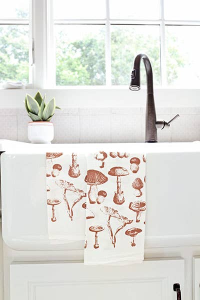 Mushroom Tea Towel