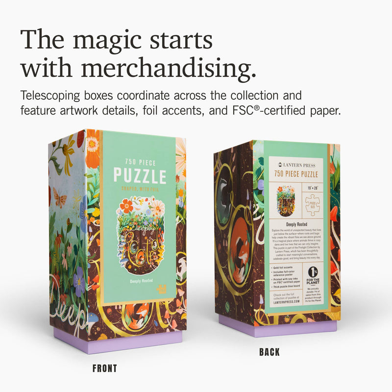 750 PIECE PUZZLE, Deeply Rooted, Firelight