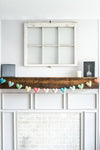 Soft Rainbow Hearts Handmade Felt Garland 