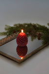 Sculpted Beeswax Pine Cones