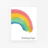 Greeting Card - Rainbow Thinking of You