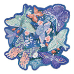 Mini Jigsaw Puzzle, Luminous Butterflies