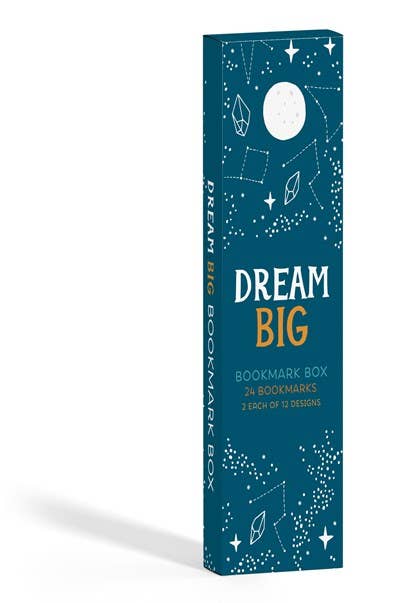 Dream Big Bookmark Box - 24 bookmarks
