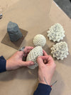 Sculpted Beeswax Pine Cones