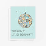 Greeting Card - Horoscope Party
