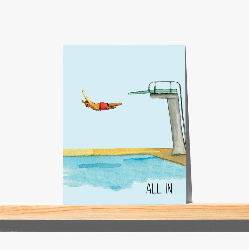 Greeting Card - All In