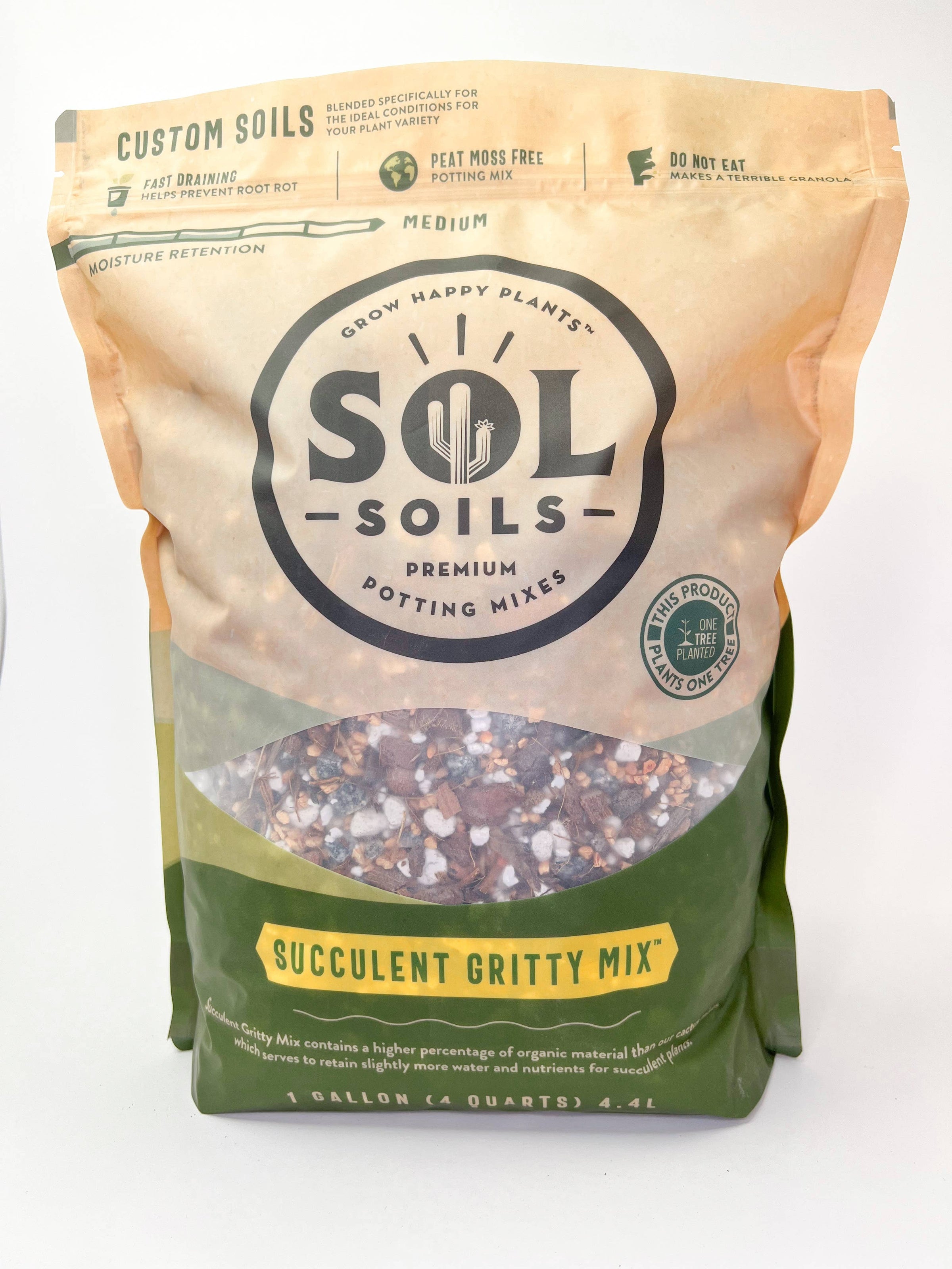 succulent mix ingredients Sol Soils 4 Qt. Succulent Gritty Mix