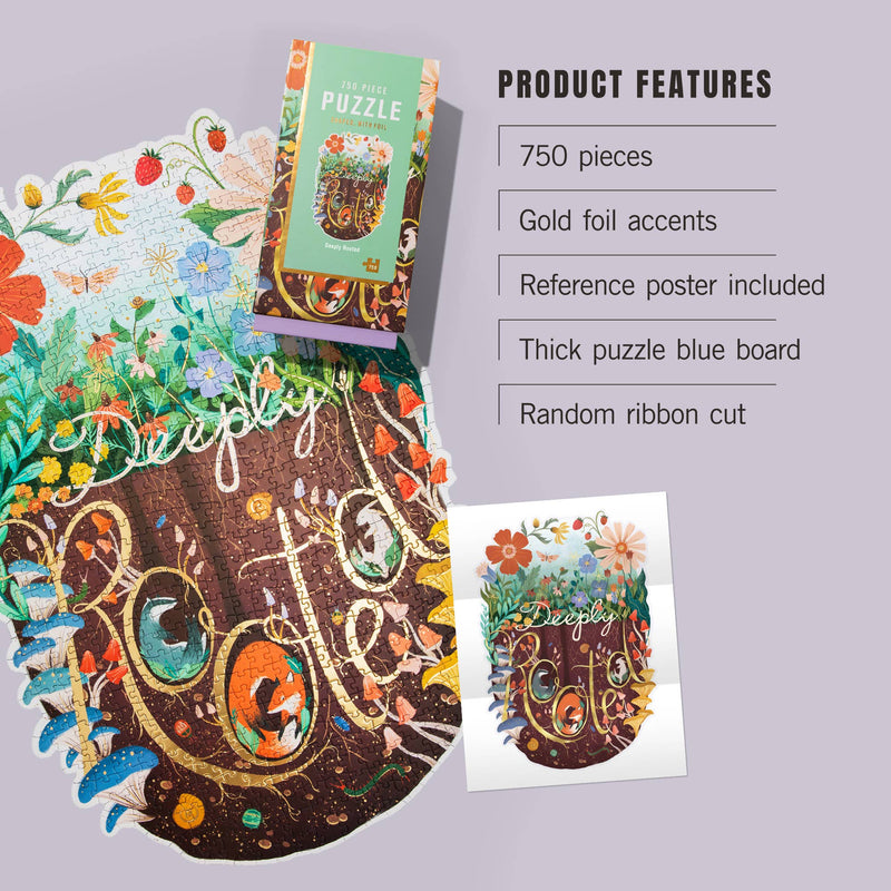 750 PIECE PUZZLE, Deeply Rooted, Firelight
